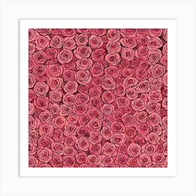 All Roses Colors Flat As Background 2023 11 13t201238 Art Print