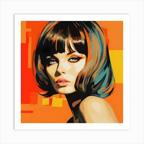 Mod Girl 3 Art Print