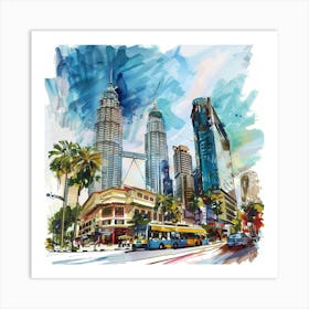 Kuala Lumpur, Malaysia 1 Art Print