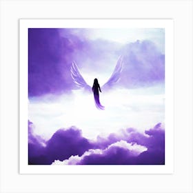 Angel In The Sky Art Print