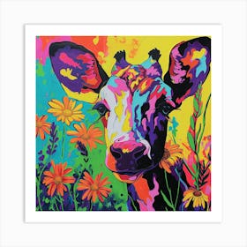 Cow Painting Art Print