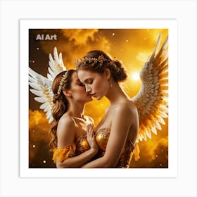 Angels 5 Art Print