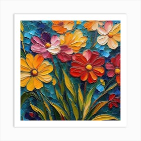 Colorful Flowers 10 Art Print