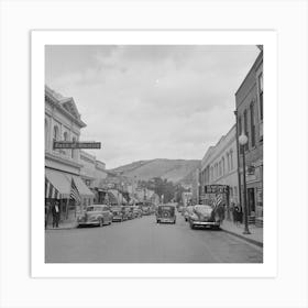 Yreka, California, On The Main Street, Yreka Is The County Seat Of A County Rich In Mineral Deposits By Russell Lee 1 Art Print