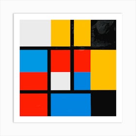 Squares Art Print