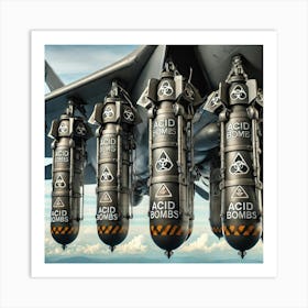 Vx F2 Venom Wing Acid Bombs Converted Art Print