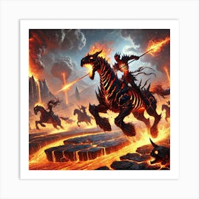 Pyroclastic Cavalry 1 Art Print