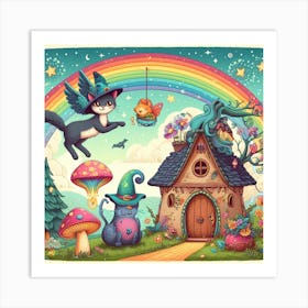 Kawaii Fantasy Art Print