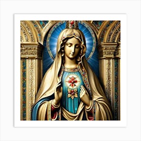 Virgin Mary 7 Art Print