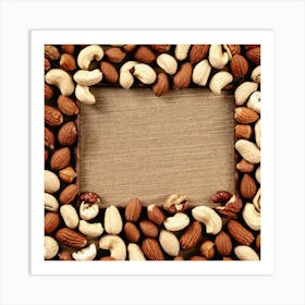 Nuts As A Frame (24) Art Print