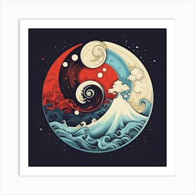 Yin Yang 4 Art Print