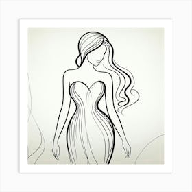 A sophisticated lady 4 Art Print