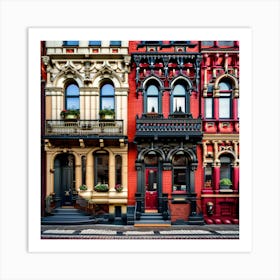 Nyc Row Houses Art Print