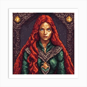 Pixel Art 13 Art Print