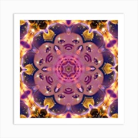 Psychedelic Mandala 42 Art Print