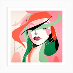 Portrait Of A Woman 55 Art Print