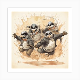 Penguins 13 Art Print