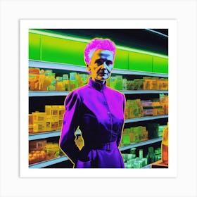 Grocery Shop With Madam Marie #3 Art Print