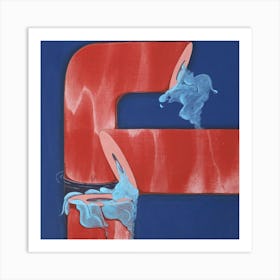 Foam Square Art Print