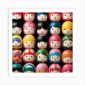 Asian Dolls 7 Art Print