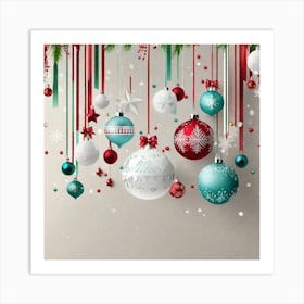 Christmas Decorations 3 Art Print