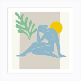 Woman In The Sun Art Print