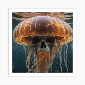 Toxic Jellyfish 2 Art Print