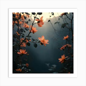 Flower Stock Videos & Royalty-Free Footage 4 Art Print