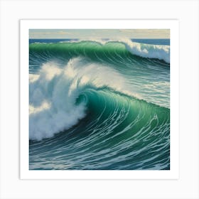 Ocean Wave 4 Art Print