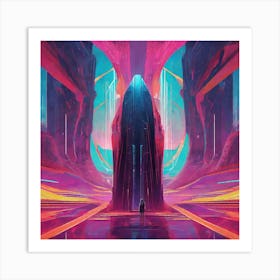 Futuristic Painting, Futuristic Art, Futuristic Art, Futuristic Art, Futuristic Art Art Print