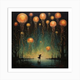 Jellyfish 4 Art Print