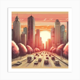 Cityscape 8 Art Print