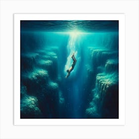 Into the water Art Print