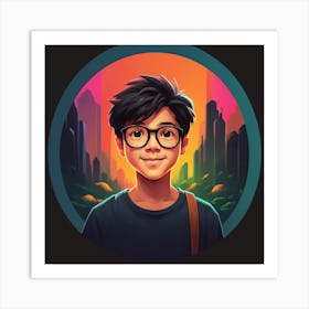 Portrait Of A Young Man Art Print