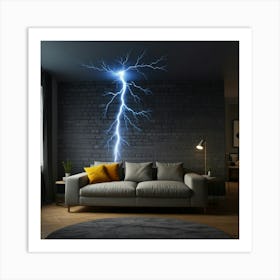 Default Create Unique Design Of Lightning Wall 1 1 Art Print