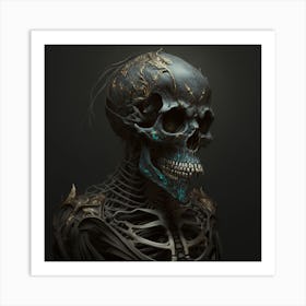 Skeleton Art Print