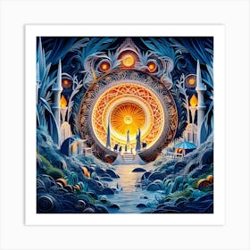 Ring Of Fire Art Print