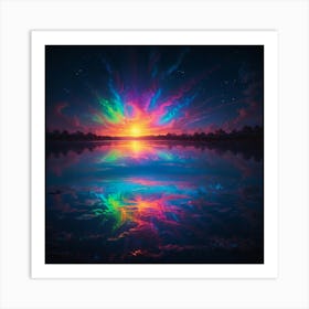 Rainbows In The Sky 2 Art Print