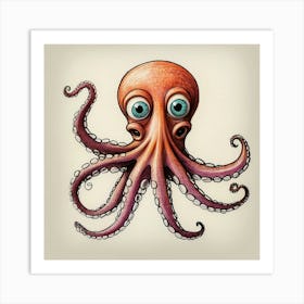 Octopus 93 Art Print