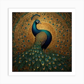 Peacock 24 Art Print