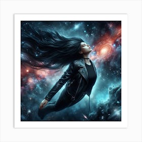 Space Girl Art Print