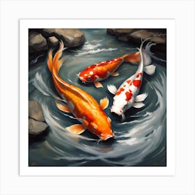 Koi Fish 2 Art Print