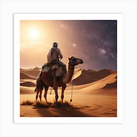 Sahara Desert Landscape Art Print