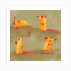 The Rat Gang Art Print