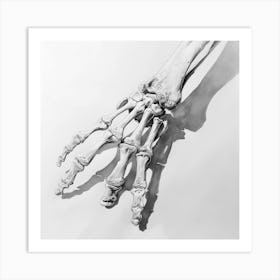 Skeleton Hand 1 Art Print