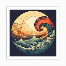 Great Wave 28 Art Print