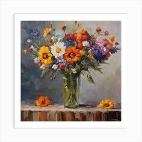 Flowers In A Vase Art Print