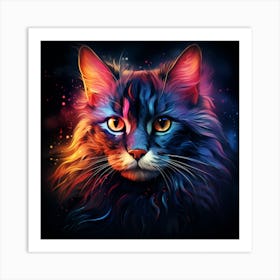 Cosmic Cat Art Print