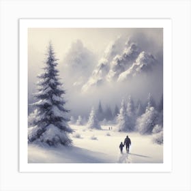 Winter Landscape Art Print