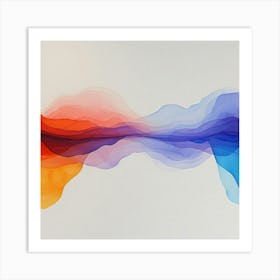 Abstract Wave Art Print